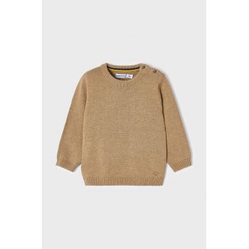 Mayoral pulover pentru copii din amestec de lana culoarea maro
