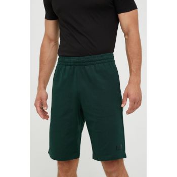 EA7 Emporio Armani pantaloni scurti barbati, culoarea gri ieftini