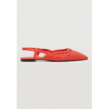 Pantofi slingback cu design impletit France Pantofi slingback cu design impletit France
