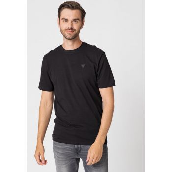 Tricou din amestec de bumbac si modal pentru fitness