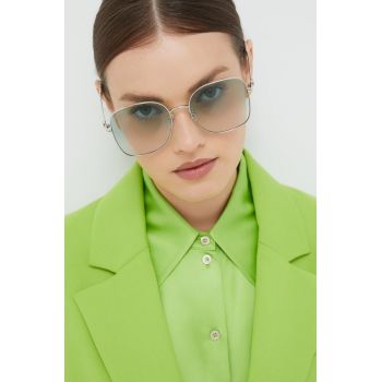 Gucci ochelari de soare femei, culoarea argintiu de firma originali