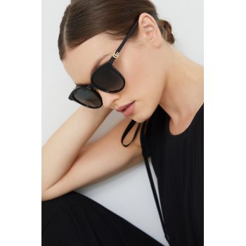 Gucci ochelari de soare femei, culoarea negru de firma originali