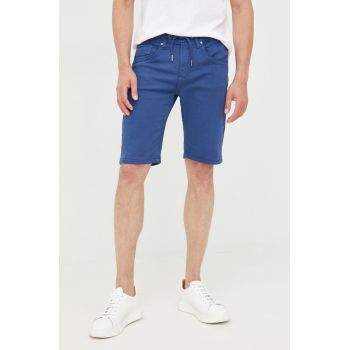 Pepe Jeans pantaloni scurti barbati, culoarea albastru marin