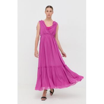 MAX&Co. rochie culoarea roz, maxi, evazati de firma originala