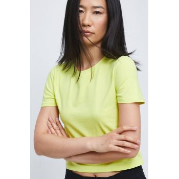 Medicine tricou femei, culoarea galben