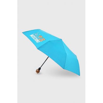 Moschino umbrela culoarea turcoaz de firma originala