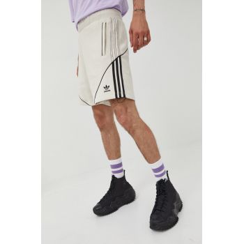 adidas Originals pantaloni scurti barbati, culoarea bej