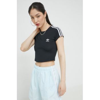 adidas Originals tricou femei, culoarea negru HM4710-BLACK