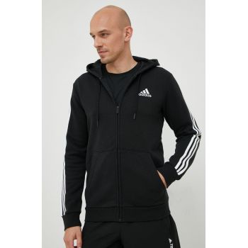 adidas Performance bluza barbati, culoarea negru, cu imprimeu