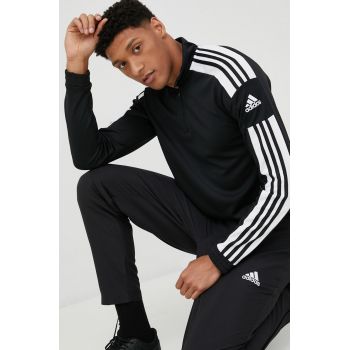 adidas Performance hanorac de antrenament Squadra 21 bărbați, culoarea negru, cu imprimeu GK9562