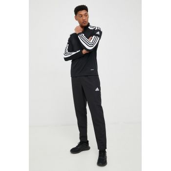 adidas Performance pantaloni de antrenament Entrada 22 bărbați, culoarea negru, uni H57533 ieftini