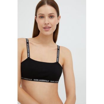 Karl Lagerfeld maiou de pijama culoarea negru de firma originale