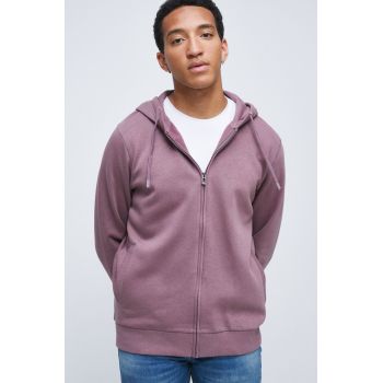 Medicine bluza barbati, culoarea violet, neted