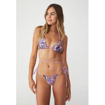 Slip brazilian cu snururi laterale