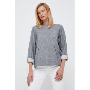 Emporio Armani pulover din amestec de lana femei, culoarea gri, light