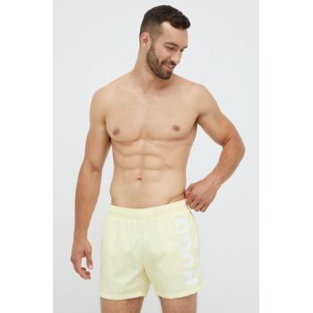 HUGO pantaloni scurți de baie culoarea bej 50469311 de firma original