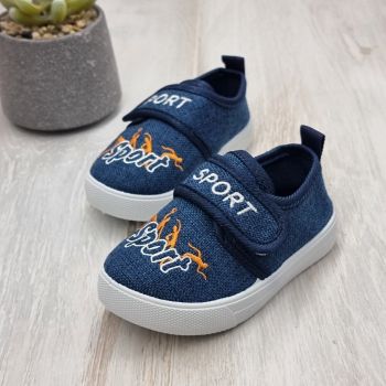 Espadrile Baiat Bleumarin Cu Arici Aidin de firma originale