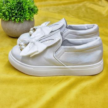 Espadrile Fata Albe Anisia