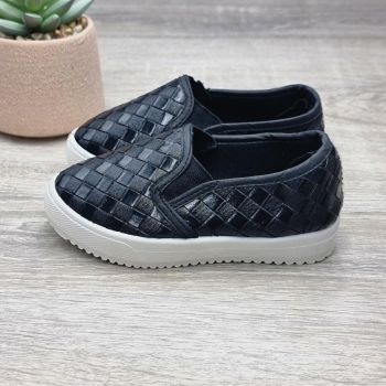 Espadrile Fata Negre Antigona la reducere