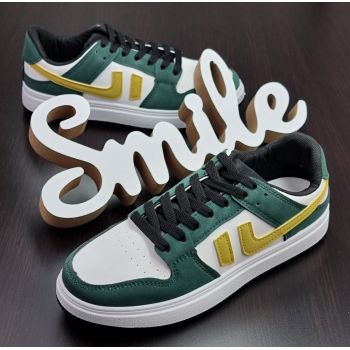 Adidasi Dama Alb/Verde Cu Siret Livia
