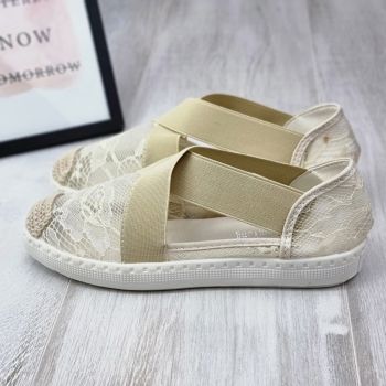 Espadrile Dama Bej Nicoleta Espadrile Dama Bej Nicoleta