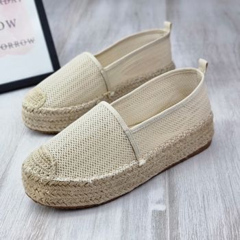 Espadrile Dama Bej Nieve la reducere