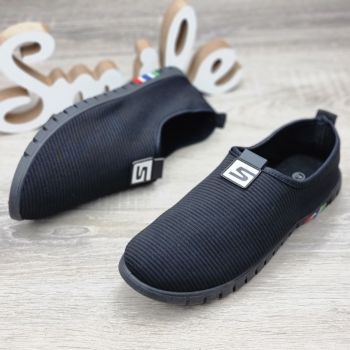 Espadrile Negre Textil Dalton