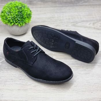 Pantofi Barbat Negri Cu Siret Dinu de firma originali