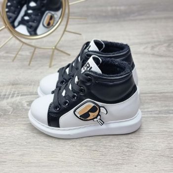 Sneakersi Fata Albi Cu Siret Butes Sneakersi Fata Albi Cu Siret Butes