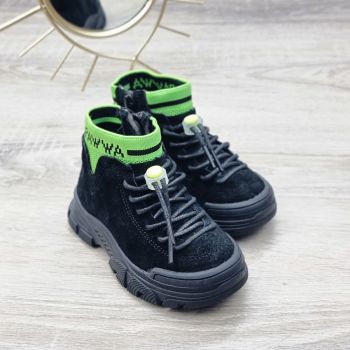 Sneakersi Fata Negri Cu Siret Si Fermoar Chiquita Sneakersi Fata Negri Cu Siret Si Fermoar Chiquita