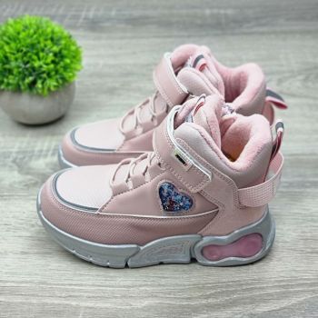 Sneakersi Fata Roz Cu Siret Si Arici Cipriana Sneakersi Fata Roz Cu Siret Si Arici Cipriana