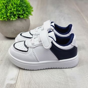 Adidasi Baieti Alb/Negru Cu Arici Perry