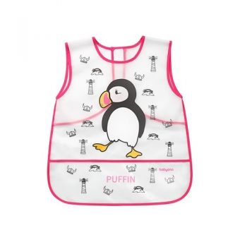 Baveta sort plastic Baby Ono 36 luni+ Pinguin
