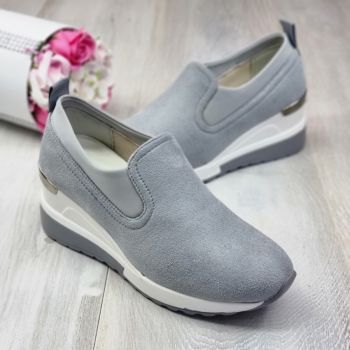 Pantofi Casual Sport Dama Gri Serena la reducere