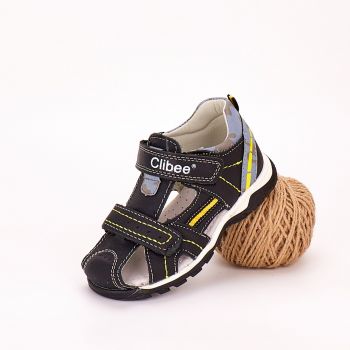 Sandale Baiat Negre Cu Arici Parker