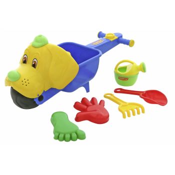 Set roaba si forme pentru nisip Polesie Puppy Yellow