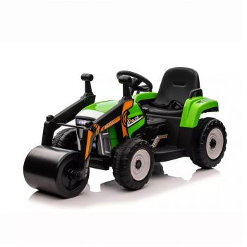 Tractor electric 12V cu telecomanda si rola nivelare Nichiduta Roller Track Green ieftina