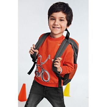 Mayoral bluza copii culoarea portocaliu, cu imprimeu