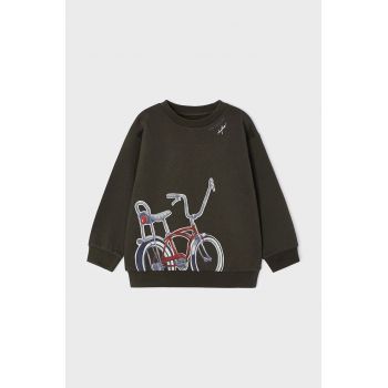 Mayoral bluza copii culoarea verde, cu imprimeu