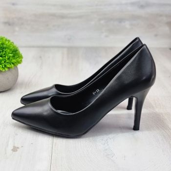Pantofi Dama Negri Cu Toc Idun Pantofi Dama Negri Cu Toc Idun