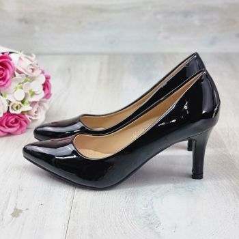 Pantofi Stiletto Dama Negri Cu Toc Ifama