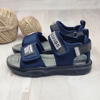 Sandale Baiat Bleumarin Cu Arici Silvestru Sandale Baiat Bleumarin Cu Arici Silvestru