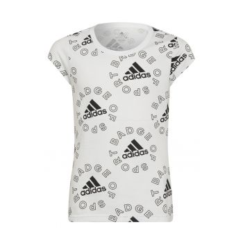 Tricou slim fit cu model logo