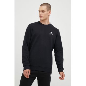 adidas bluza barbati, culoarea negru, neted