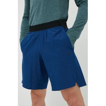 Reebok pantaloni scurți de antrenament Epic barbati, culoarea albastru marin
