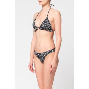 Sutien de baie cu model floral la reducere