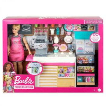 Barbie  Set Cafenea Cu 20 De Accesorii
