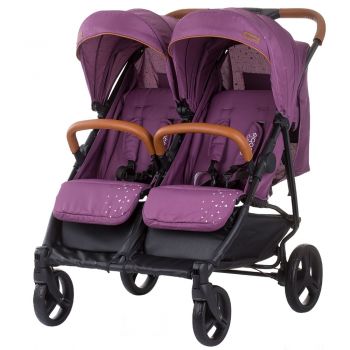 Carucior gemeni Chipolino Passo Doble lilac de firma original