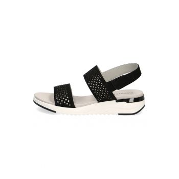 Sandale wedge de piele