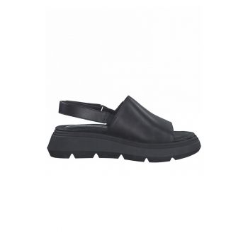 Sandale wedge de piele Sandale wedge de piele